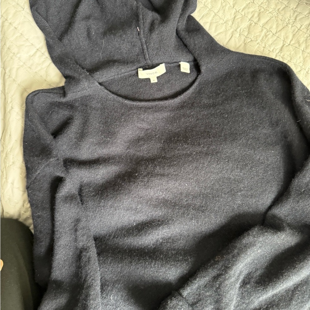 VINCE Cashmere Chic Hooded Sweater